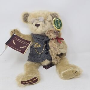 Ted E Bearington Collection 100 Years Of Bears 13” Plush 1377 Mohair Ltd‎ Ed Tag